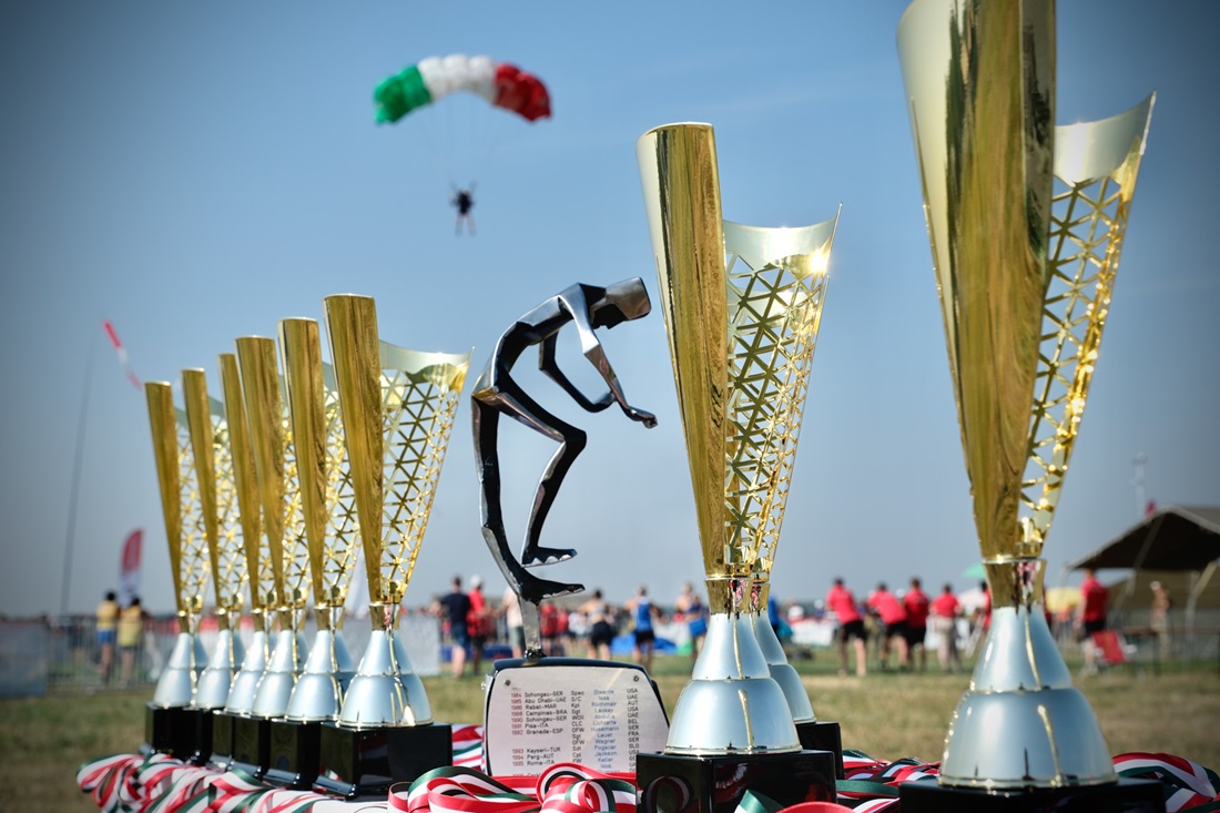 46th CISM World Military Parachuting Championship 2024 trophies